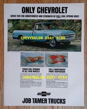 1968 Chevy C/10 Pickup Lrg Vintage Ad "Only Chevrolet Gives You the Smoothness..