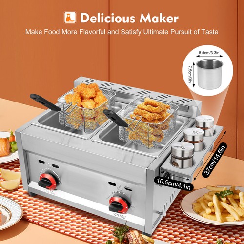 Commercial lpg gas fryer - commercial,