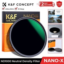 K&F Concept ND1000 10 Stop Lens Filter Neutral Density Optical Glass 37-95mm