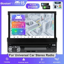 7" Android 15 1 DIN Car Stereo