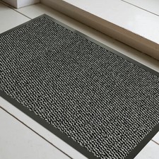 Heavy Duty Non Slip Rubber Back Barrier Door Mat Kitchen  Doormats Hallway Rug