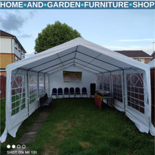 8mx4m Heavy Duty Marquee Party Tent Steel Frame Waterproof Outdoor Event Shelter