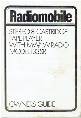 Radiomobile model 133sr lw - model,