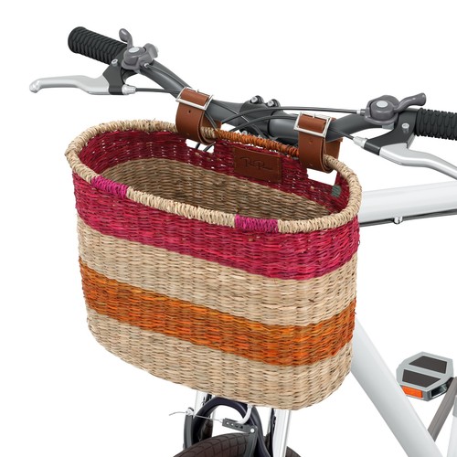 Handwoven seagrass bicycle - seagrass,