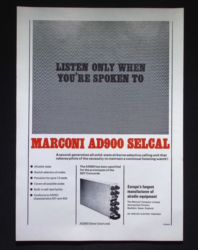 Original 1974 advert marconi - original,
