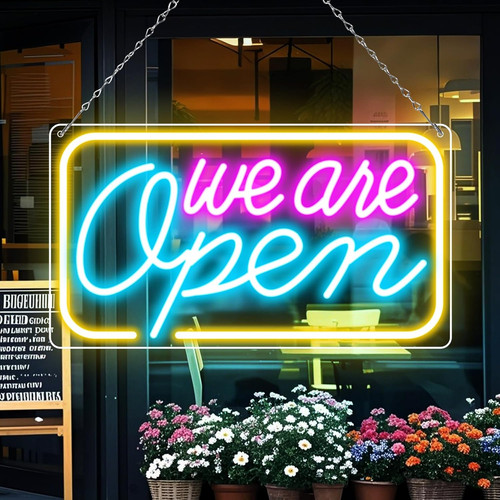 Led neon are open signs - led,