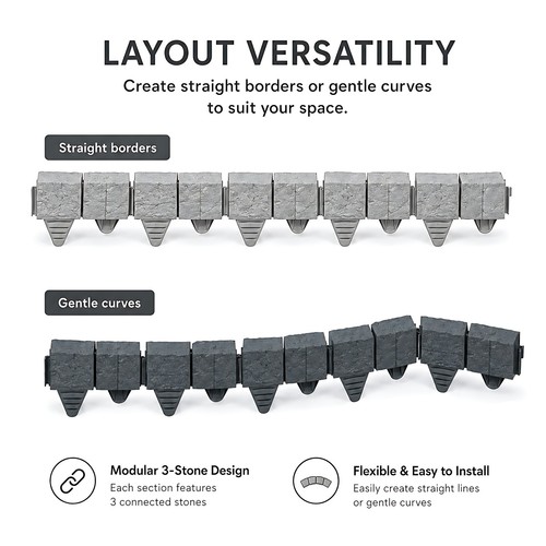 Lawn edging garden palisade - edging,
