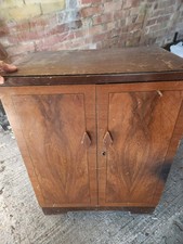 Vintage Art Deco Oak Vinyl