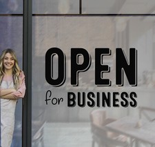 Shop Window Display Store Retail Vinyl Decal Stickers Graphics Sign Signage B85M