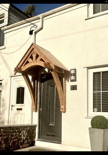 Solid oak porch - oak,