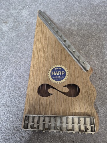 Vintage charm harp lap zither - vintage,