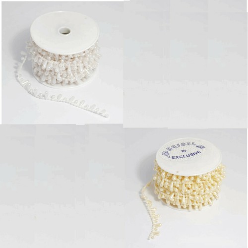 Pearl drop beading string - pearl,