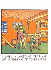 GLEN BAXTER  POSTCARD