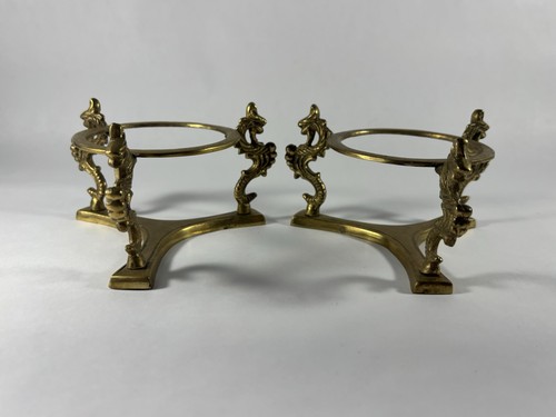 Vtg solid brass dragon - 2,