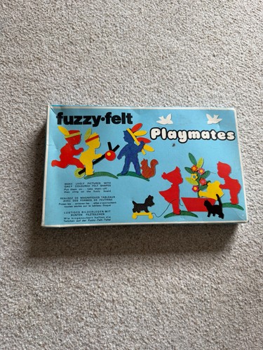 Vintage fuzzy felt - vintage, playmates