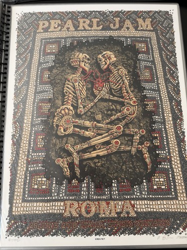 Pearl jam poster rome - pearl,