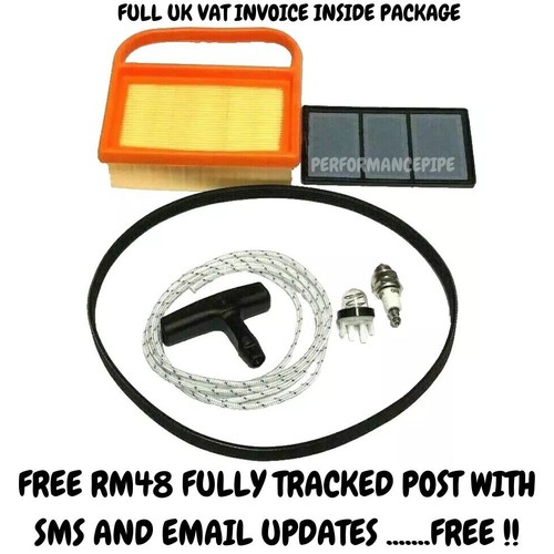 Air filter service kit - filter, plug