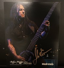 John Moyer Signed Hartke Promo Print – Disturbed – NAMM Era 5.5x8.5