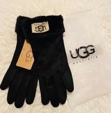 UGG AUSTRALIA Touch Screen Gloves Fleece Lined Brand New black with tags 