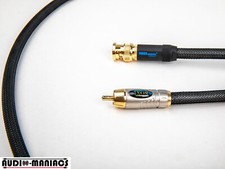 Ixos 804 black SPDIF 1.5m Digital Cable RCA to BNC for Chord, Linn, NAIM etc.