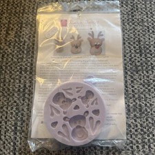 Karen Davies Reindeer Head Silicone Mould For Sugarcraft And Cake Decorating