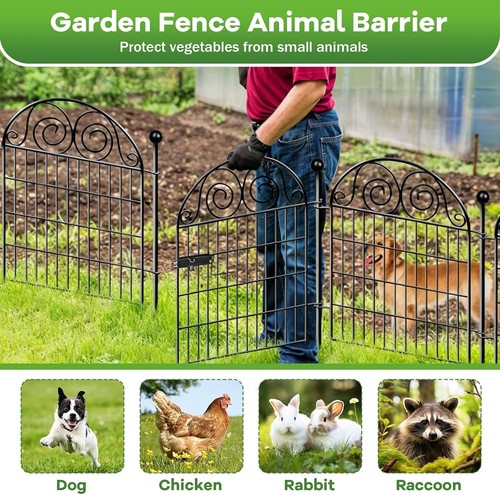 Garden fence with gate - with,