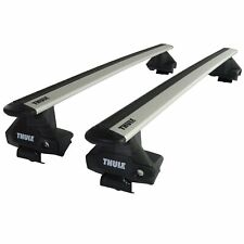 Thule Aluminium WingBar Evo Silver Roof Bars to fit Ford Ranger Single Cab 11-22