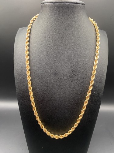 9ct gold rope chain - 9ct,