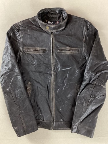 Vintage leather biker - vintage, jacket