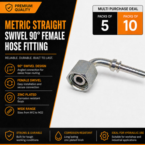 Metric swivel female - metric,