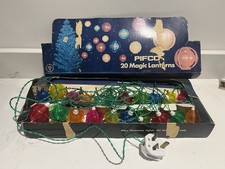 Vintage Pifco 20 Magic Lantern Christmas Tree Fairy Lights Set 1310 Project