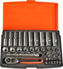 Bahco SL25L Socket Set  1/4"