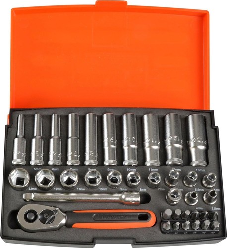 Bahco sl25l socket set 4 - bahco,