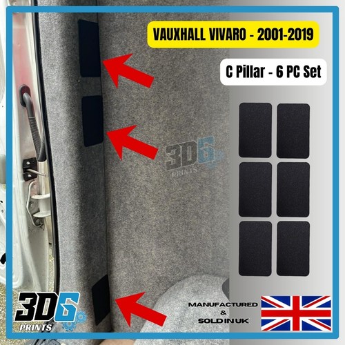 Black vauxhall vivaro pillar - vauxhall, c