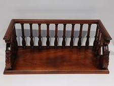 MAHOGANY LIBRARY BALUSTRADE