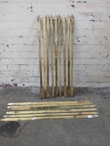 Antique brass stair rods - brass,
