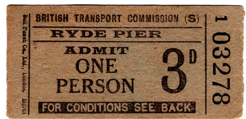Pier entrance ticket