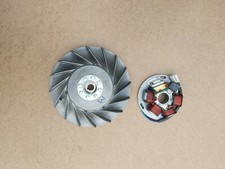 Vespa 12 Volt Electric Start Flywheel + CDI Stator Plate PX125 150 200 PX LML 