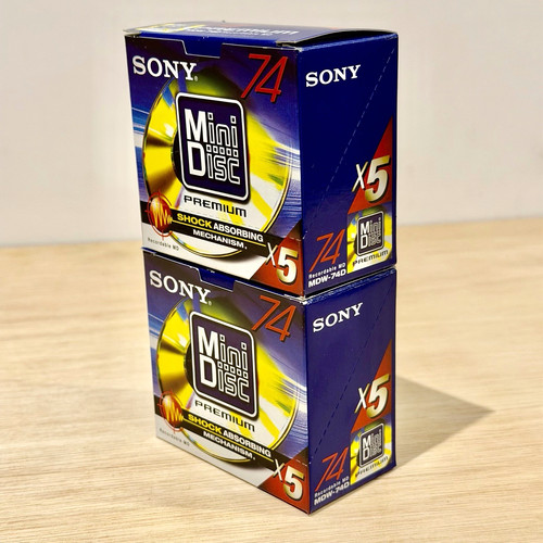 Minidiscs 10x sony premium - minidiscs,