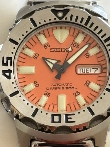 Seiko monster orange - seiko,