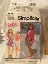 Simplicity 7846 Size AA 7 8 9