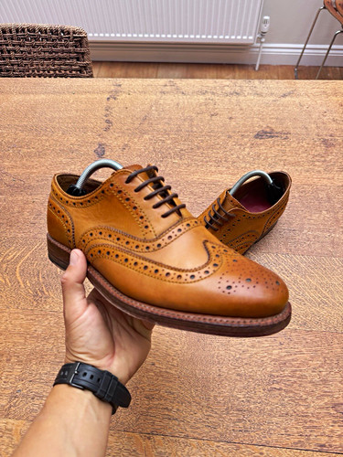 Grenson stanley brogue - stanley, lace-up