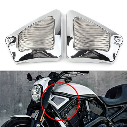 Chrome airbox frame - neck, side