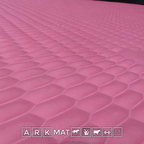 Stable floor matting pink - matting,