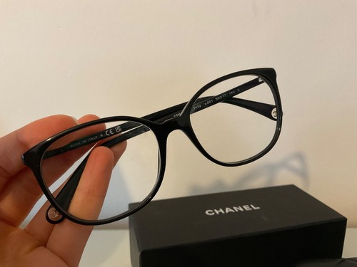 Chanel black designer glasses - chanel,