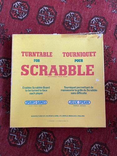 Vintage scrabble turntable - vintage, |