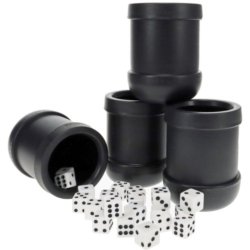 Games plastic dice cups - 4,