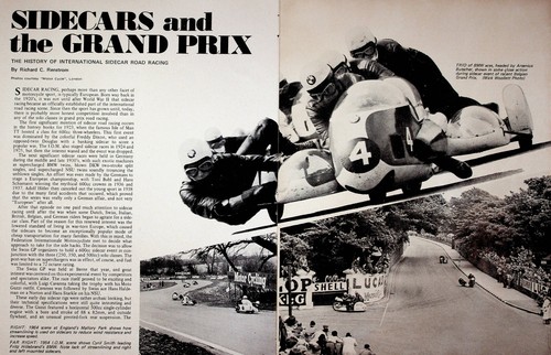 1969 sidecars grand prix - sidecars,