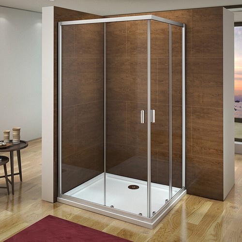 Corner entry shower enclosure - corner,