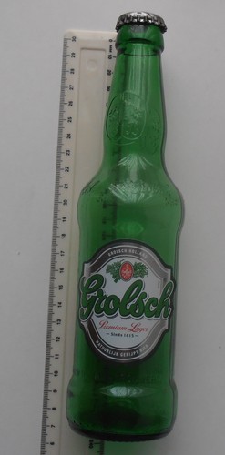 Empty vintage grolsch bottle - vintage,